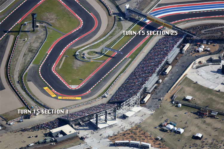 Turn 15 US Grand Prix Sections